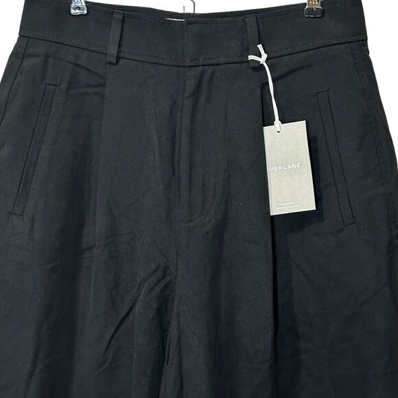 Everlane Way High Drape Pant Wide Leg Hi-Rise Black Women's 8S Inseam 29 NWT - Picture 9 of 13